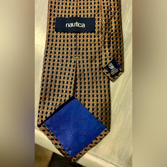 Nautica Tie Bundle 100% Silk Luxury Formal Dress Clothes Designer Metrosexual - Picture 10 of 12